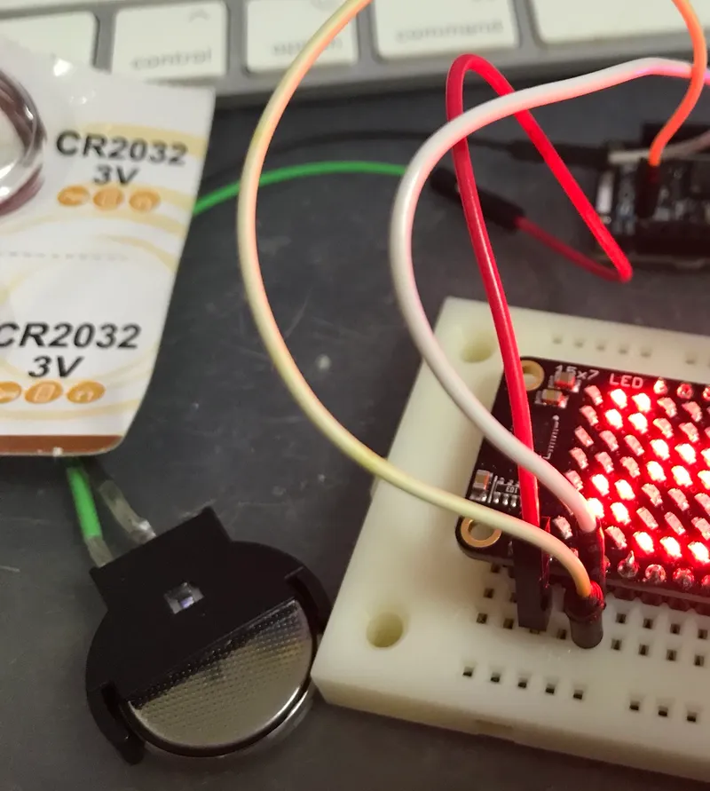 7x15 Matrix LED を Spresense 本体だけで使ってみる