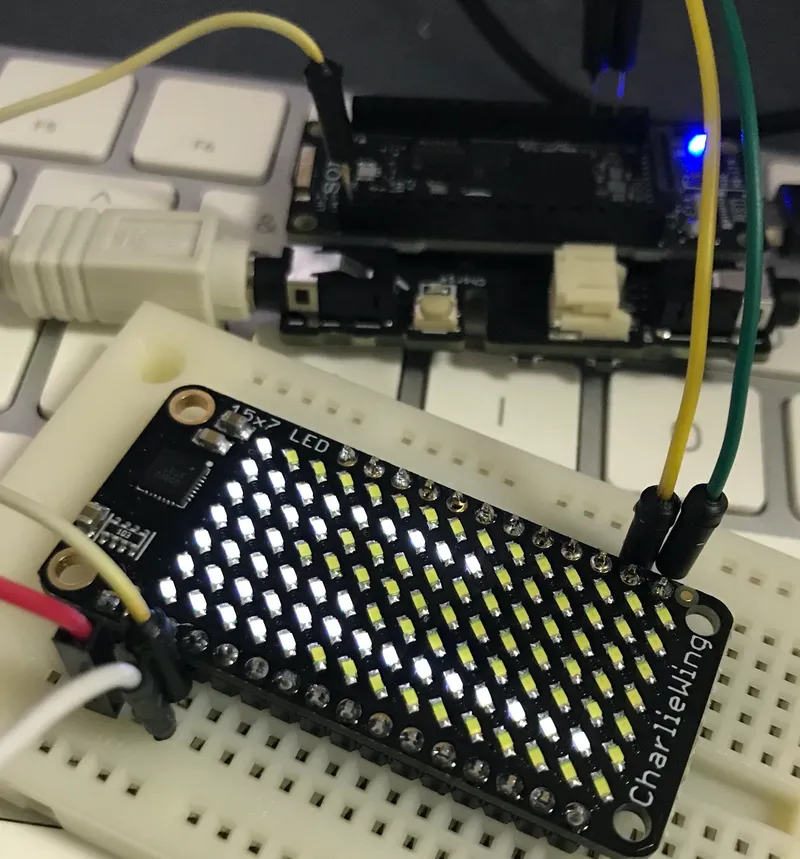 ボタンでMatrix LEDを操作する