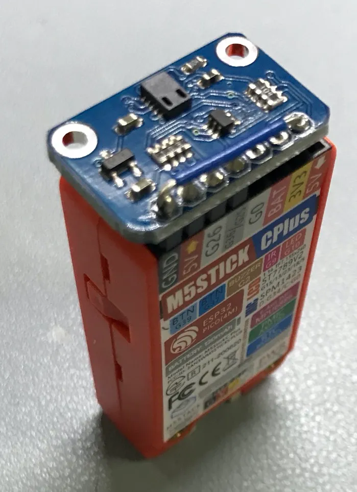 センサ(CCS811)で、CO2濃度表示する(2/2 M5StickC plus編)