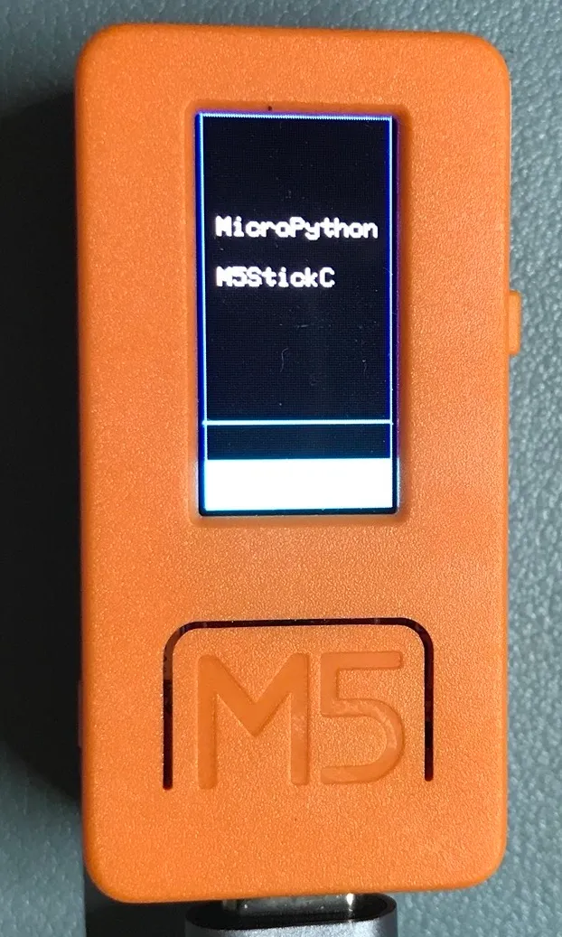 M5StickC で MicroPython を使う