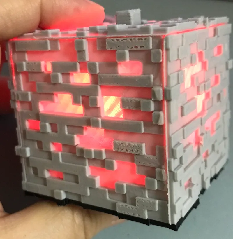 Minecraft Lamp を3DプリンタとPro Micro で作る(その2)