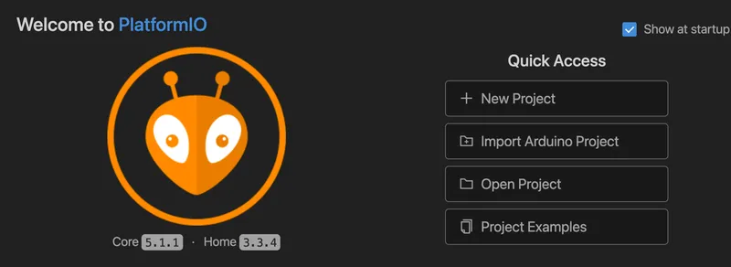 PlatformIO で開発環境を作る
