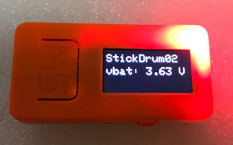 M5StickC で、BLE-MIDI ドラム