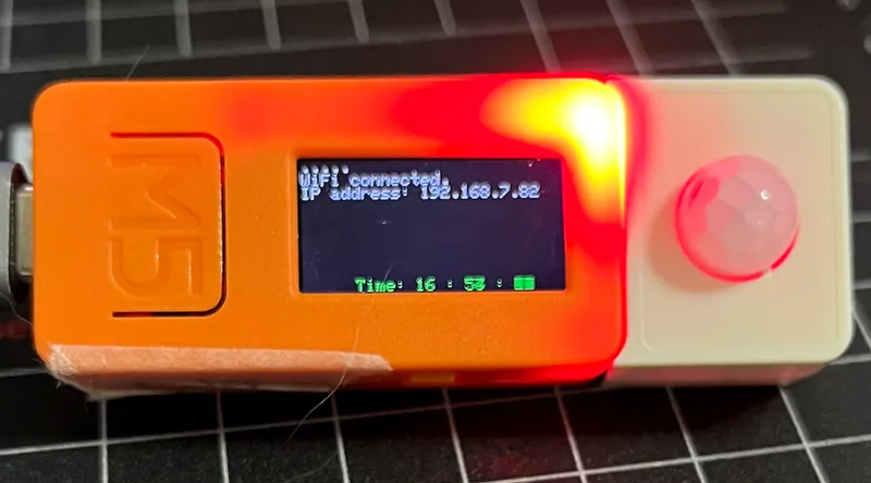 ゆるい空き室モニタをつくる1(M5StickC+PIR編)